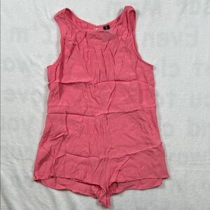 MINKPINK Sleeveless Romper Size Medium Pink